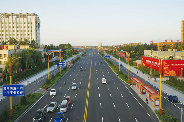 临汾市鼓楼南北街道路改造工程